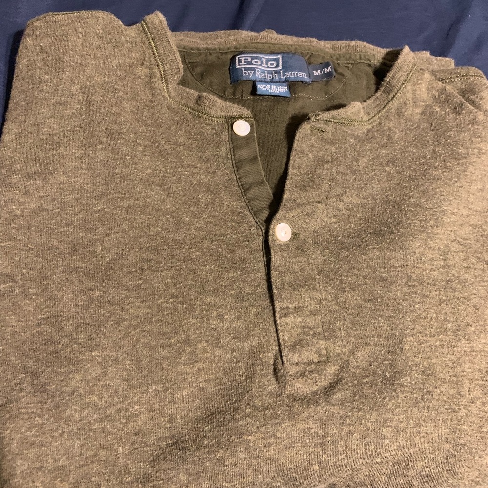 Polo long sleeve henley